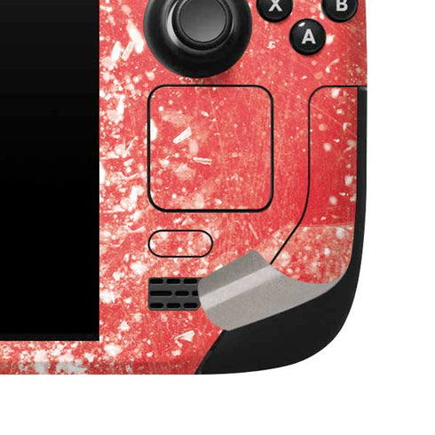 NHL Calgary Flames Frozen Steam Deck Handheld Gaming Computer Skin